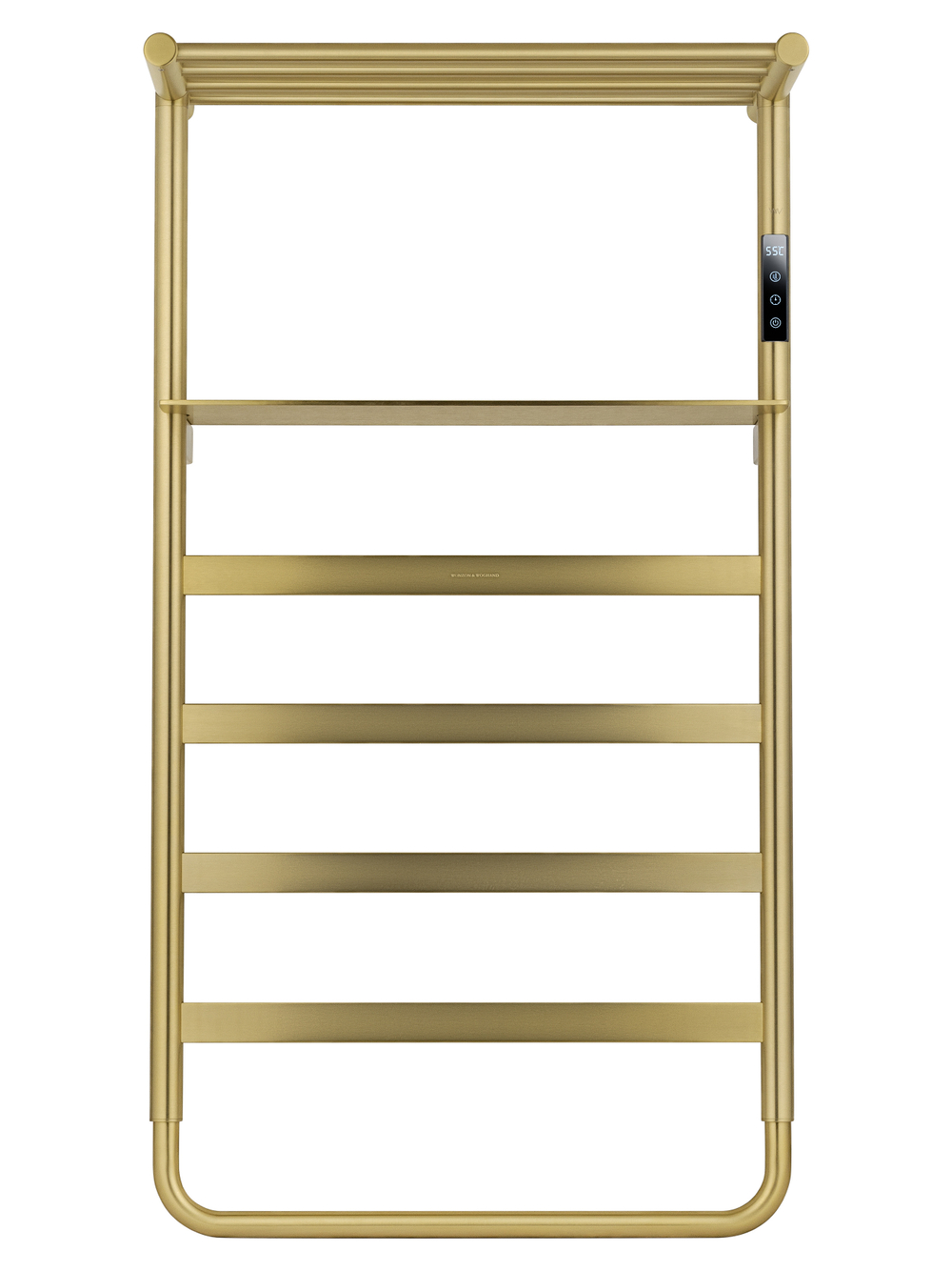 Полотенцесушитель электрический WONZON & WOGHAND DÜSSELDORF, Брашированное золото (WW-A208-BG)