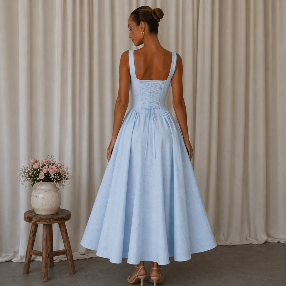 Платье летнее "лён"