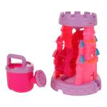 Набор для игры в песок с мельницей (7предм) лейка,совок,грабли,форм,сет.C490