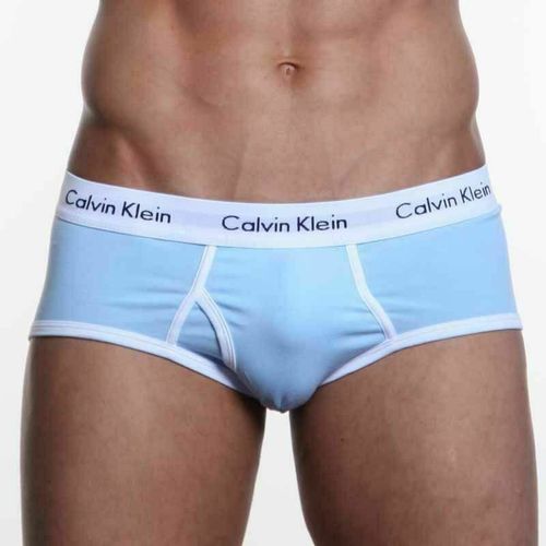 Мужские трусы брифы Calvin Klein 365 Blue White Brief