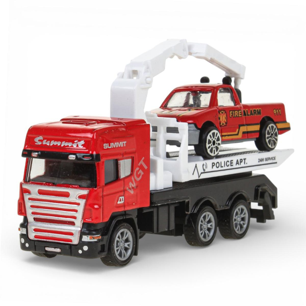 Автовоз ин. + машинка, коробка W2215-7A