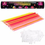 Светящиеся (неоновые) палочки-браслеты, набор 50 шт. + 2 в ПОДАРОК! в тубе, ЗОЛОТАЯ СКАЗКА, 662597