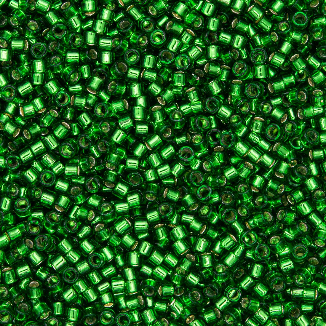 Японский бисер TOHO Treasure (№27B), с внутренним серебрением, прозрачный