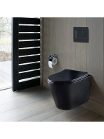 Инсталляция с подвесным унитазом Money черный