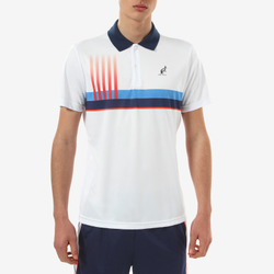 Мужское теннисное поло Australian Ace Polo with Print - bianco