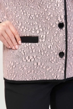 Жакет Д 3131/черно-розовый