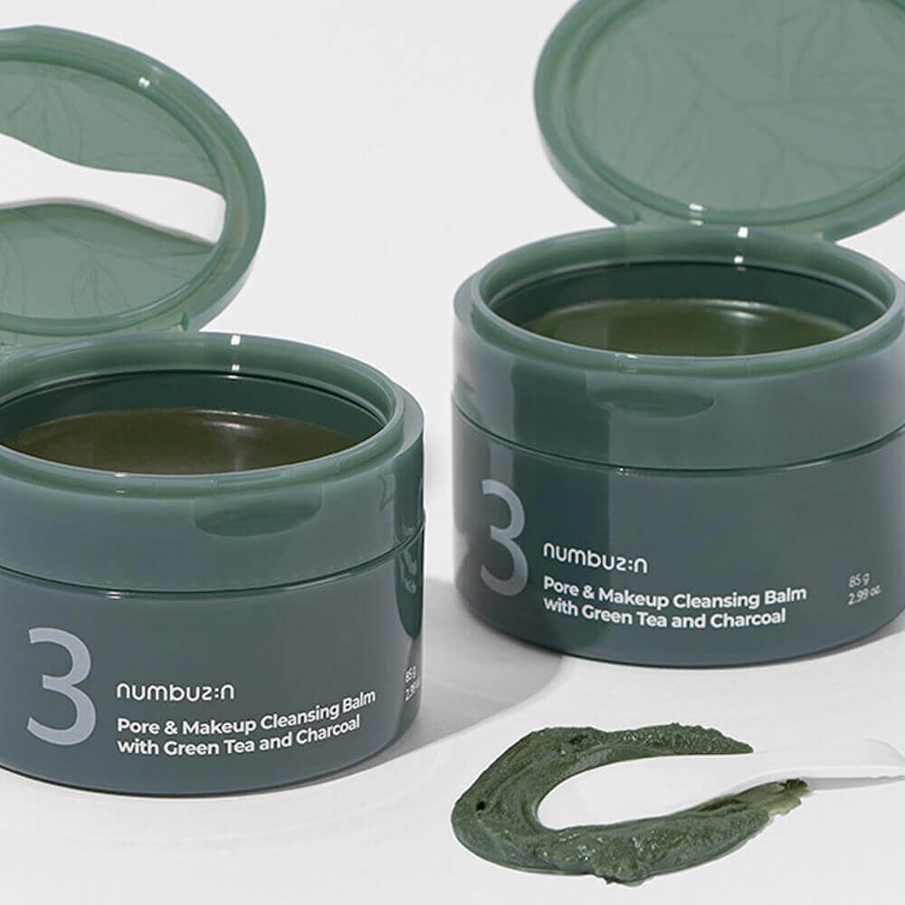 Numbuzin No.3 Pore & Makeup Cleansing Balm with Green Tea and Charcoal 85ml