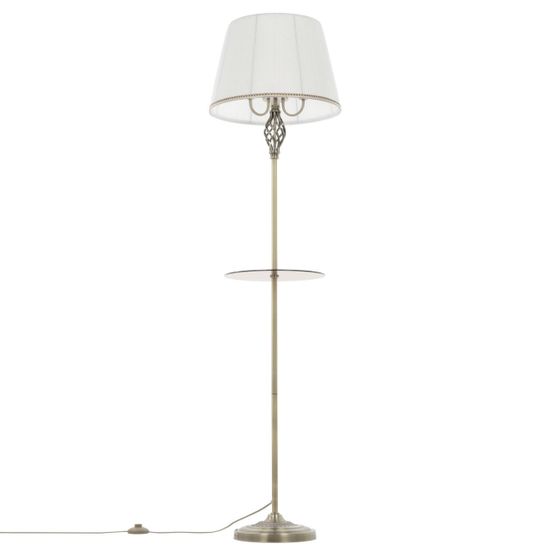 CL402930T Вена Бронза+Белый Торшер со столиком