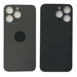 Задняя крышка для Apple iPhone 13 Pro Серый (стекло, широкий вырез под камеру) - Премиум