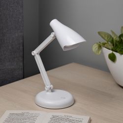 Настольный светильник ЭРА NLED-515-4W-W светодиодный белый | Светодиодные настольные лампы