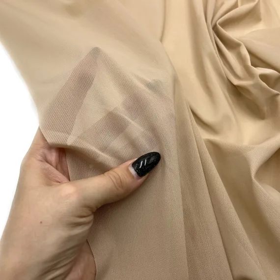 Сетка эластичная загар (цв. 030) Lauma, плотная