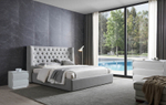 Кровать 1726 GREY серая