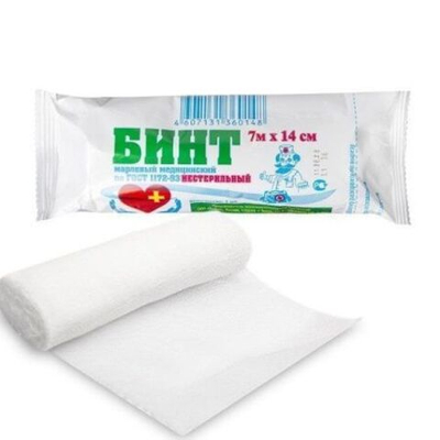 Бинт 5м x 10 нестерильный групп. упак. 36 гр.
