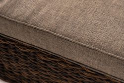 "Лунго" трансформирующаяся лаунж-зона из искусственного ротанга (гиацинт), цвет коричневый