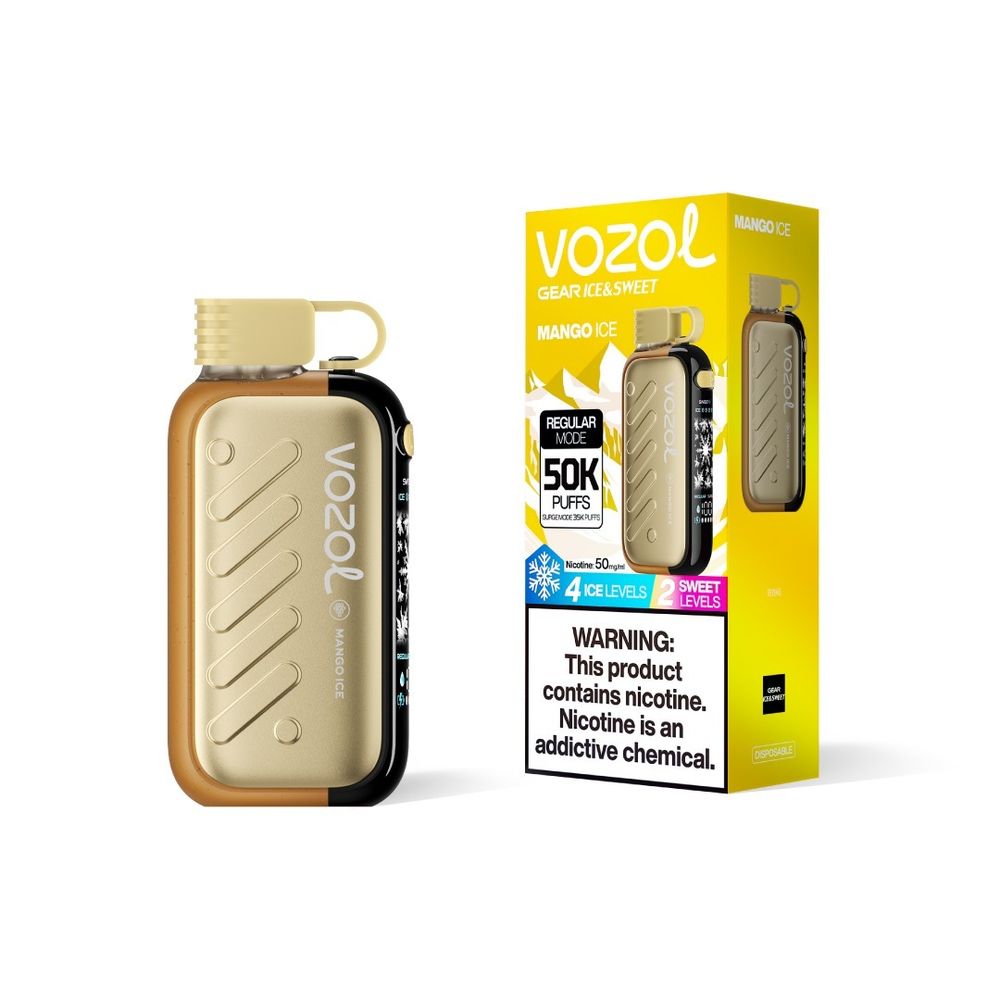Vozol GEAR ICE &amp; SWEET 50000 - Mango Ice (5% nic)