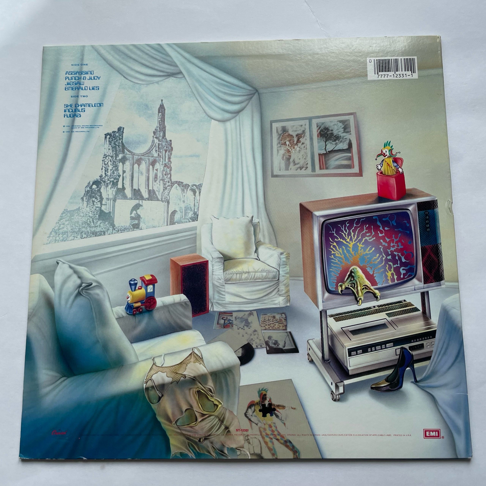Винтажная виниловая пластинка LP Marillion Fugazi (США 1984)