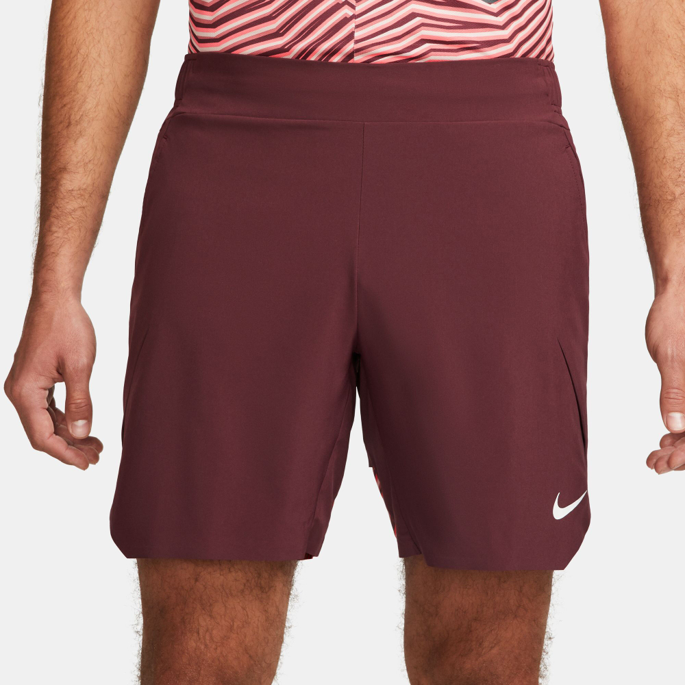 Мужские теннисные шорты Nike Dri-Fit Court Slam RG Shorts Men - Dark Red, Antique Pink