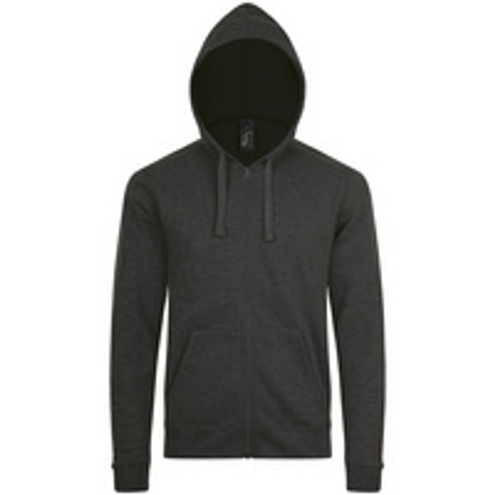 Толстовка унисекс Stone, черный меланж