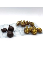 Форма пластиковая для конфет Новогодний шар МИНИ (11 ячеек)