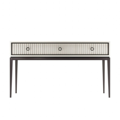 Консоль большая с ящиками светлая