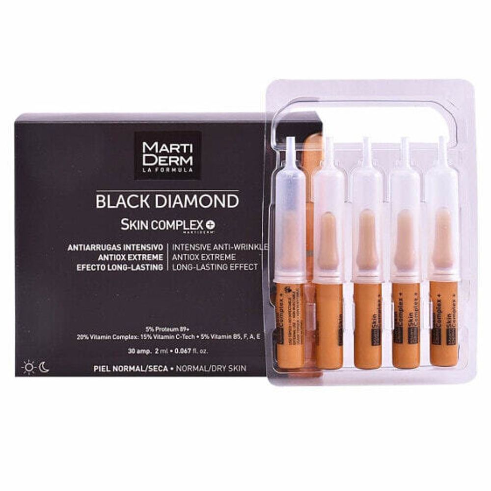 Martiderm Black Diamond Intensive Anti-Wrinkle Ampoule Ампулы против морщин для нормальной и сухой кожи 30x2 мл