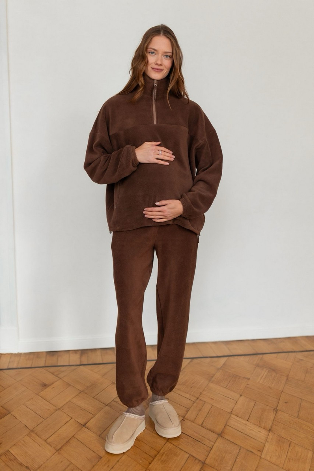 Брюки Арктика для беременных, Шоколад
