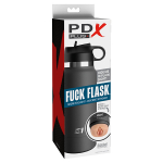 Телесный мастурбатор-вагина 23,8см в серой фляге PipeDream PDX Plus Fuck Flask Secret Delight Stroker in Light RD62821