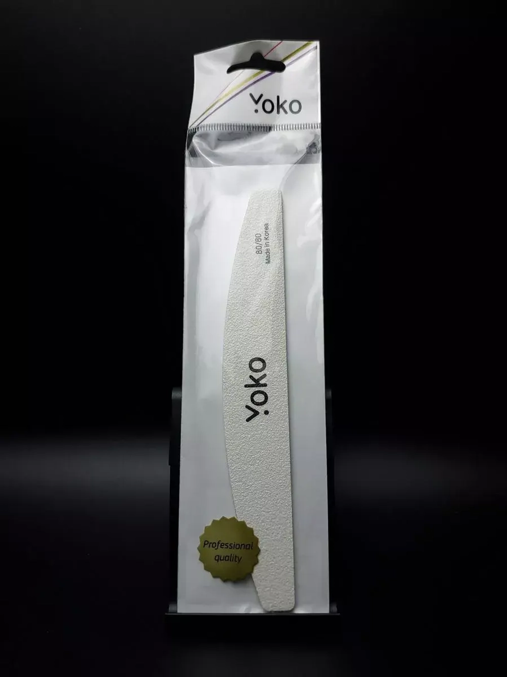 Пилка Yoko прямая узкая 80/80 грит