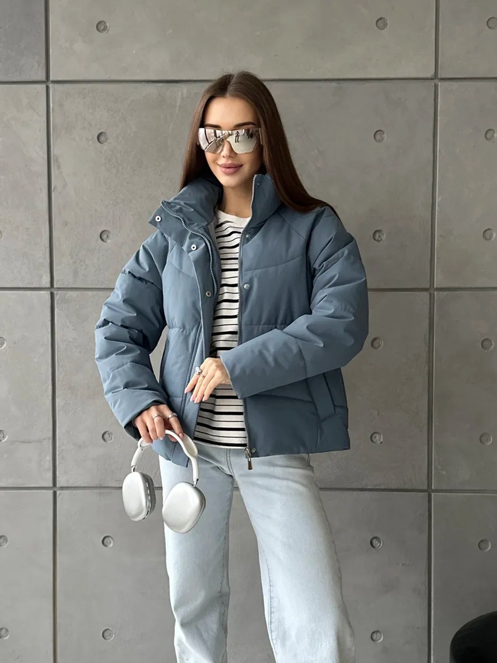 Куртка осенняя короткая без капюшона