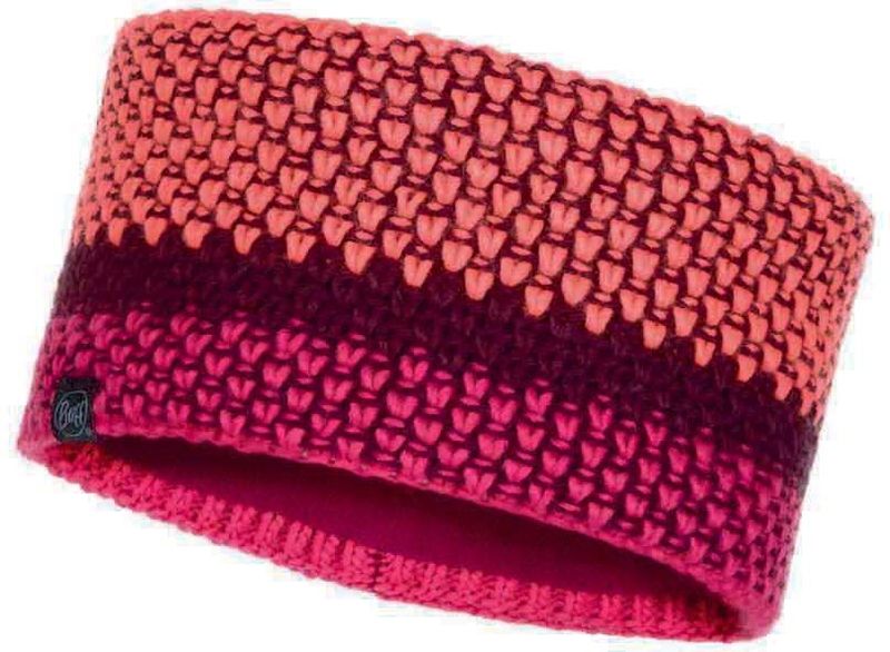 Повязка на голову вязаная Buff Headband Knitted Tilda Bright Pink Фото 1