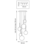 Подвесная люстра Lightstar GLOBO 813062