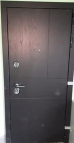 Дверь Входная Лабиринт URBAN 19 С зеркалом Белый софт