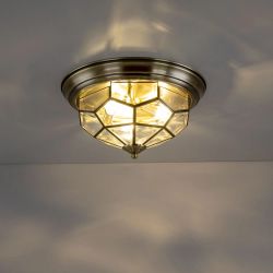 Citilux Витра-1 CL442530 Люстра потолочная витражная Бронза