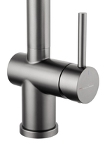 Смеситель для кухни с гибким изливом WONZON & WOGHAND, Темный графит (WW-88438003-BGM)