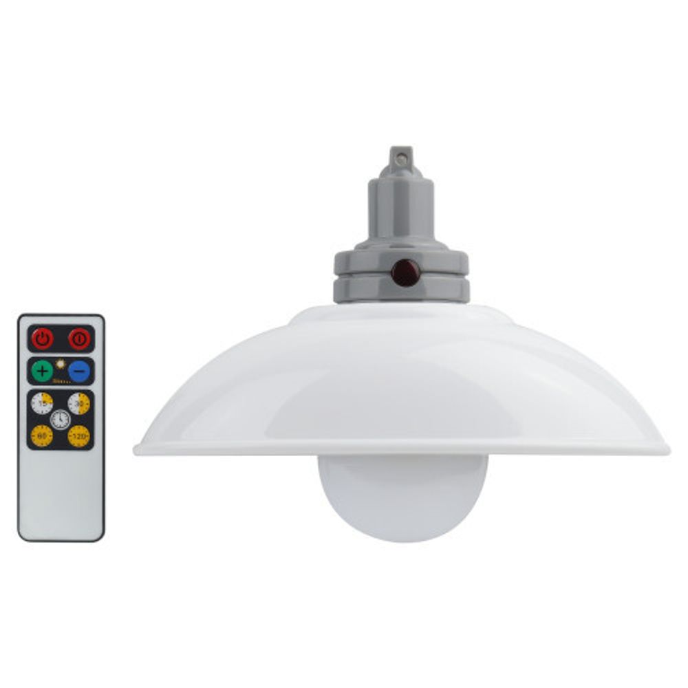 Ночник - светильник светодиодный ЭРА NLED-488-1W-MS-W настенный на батарейках с пультом белый