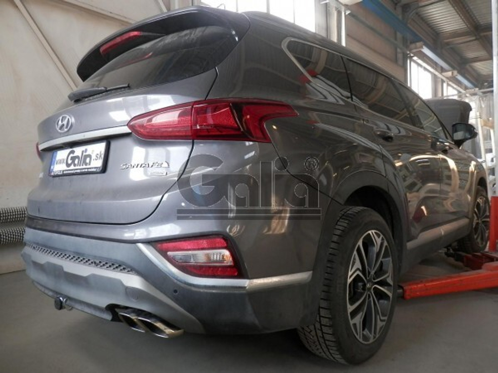 Фаркоп оцинкованный Galia H091A для Hyundai Santa Fe 2012-2018, Kia Sorento 2012-2015, 2015-(паспорт и сертификат в комплекте)(без электрики)