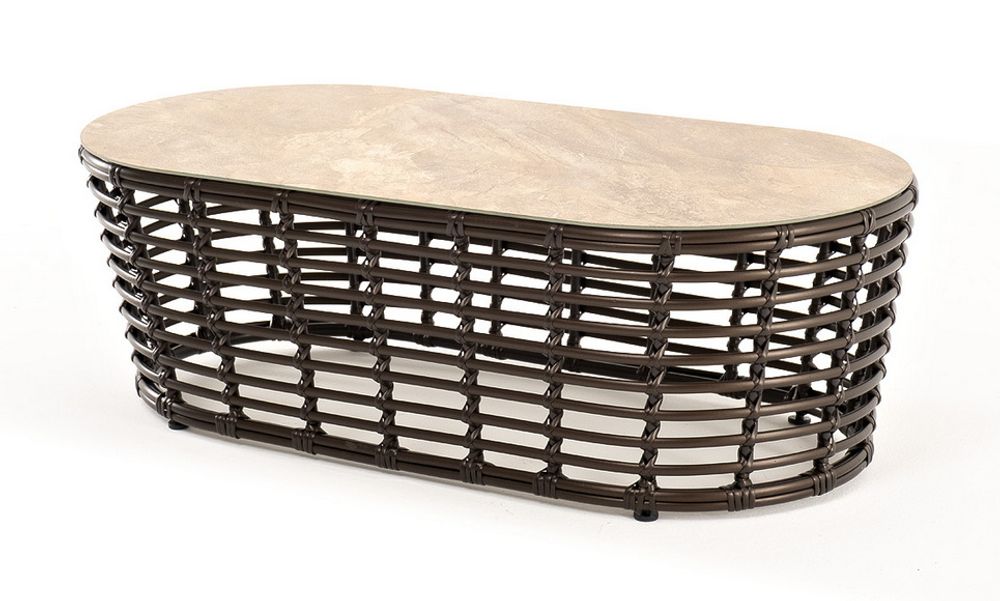 "Валенсия" журнальный столик из искусственного ротанга, цвет бронзовый