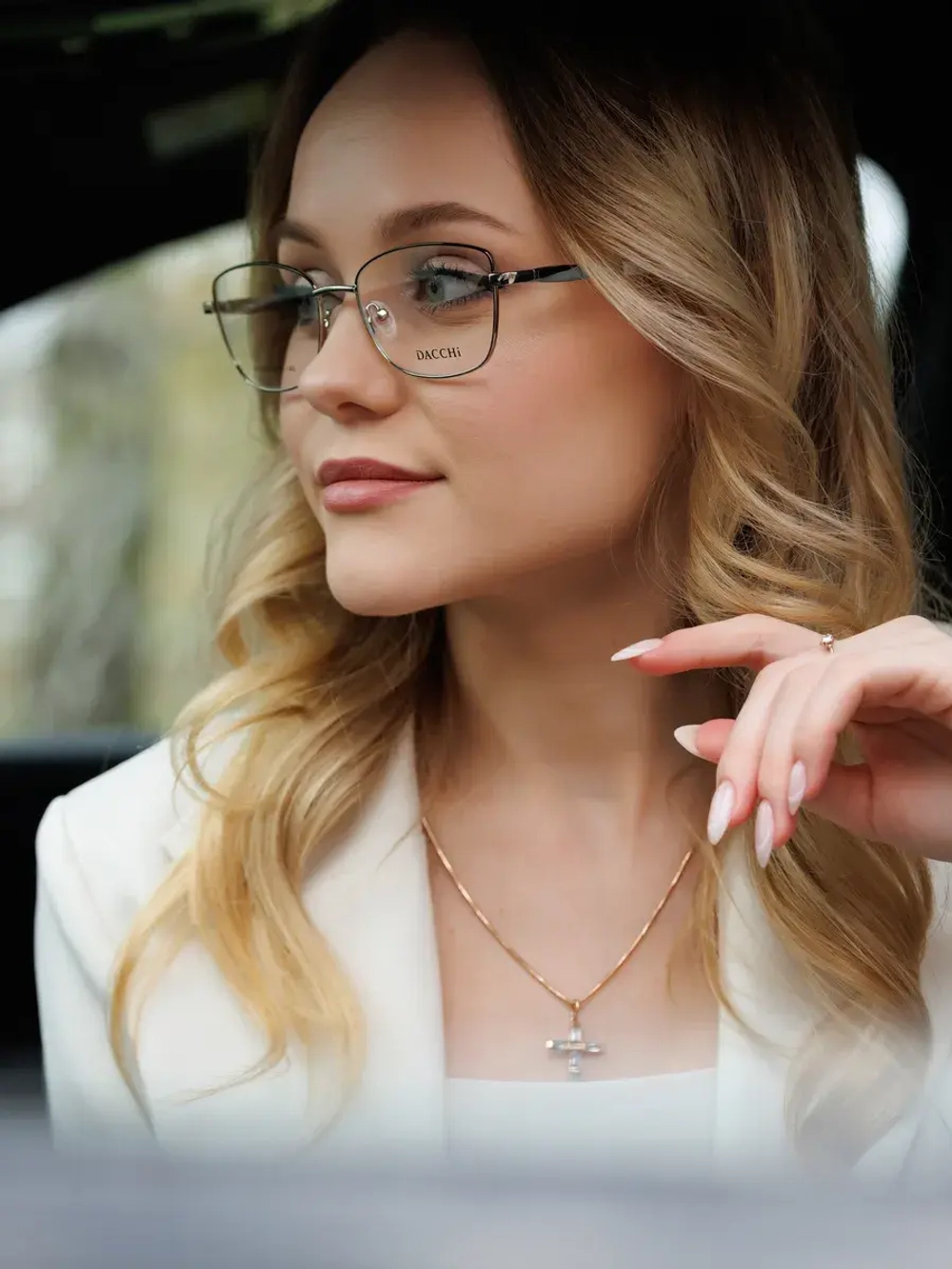 Оправа для очков для зрения женская металлическая