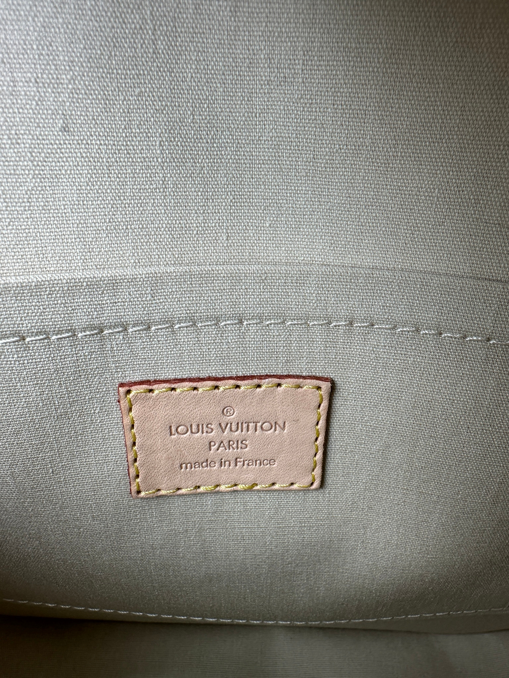 Сумка Louis Vuitton White Monogram Vernis Bellflower
