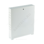 Шкаф коллекторный наружный сталь ШРН-2 550х118х652-715мм RAL 9016 (Белый) Wester 0-32-1020