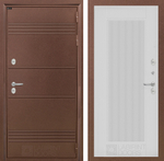 Дверь с терморазрывом Входная Лабиринт Термо Лайт 30 Белый софт рельеф