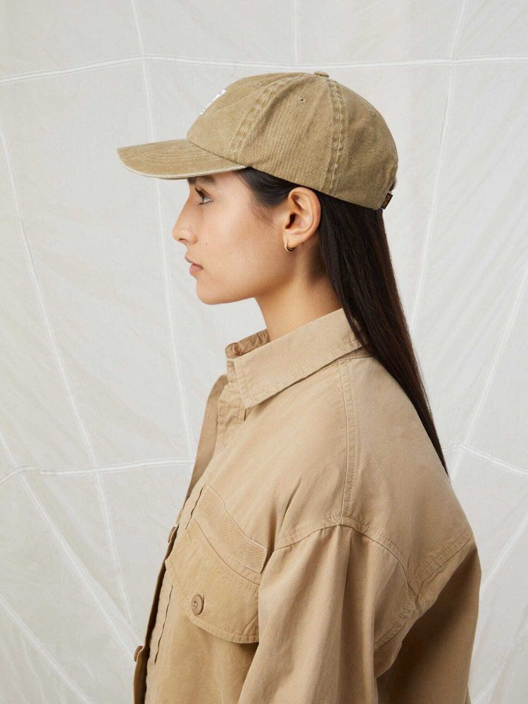 Бейсболка Alpha Industries Battlewash Cap Vintage Khaki