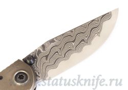 Нож CKF Sokosha One-Off (дамаск с травлением, желтый карбон)фотография - 7