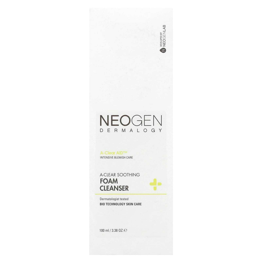 Neogen, Очищающая пенка для умывания A-Clear, 3,38 унции (100 мл)
