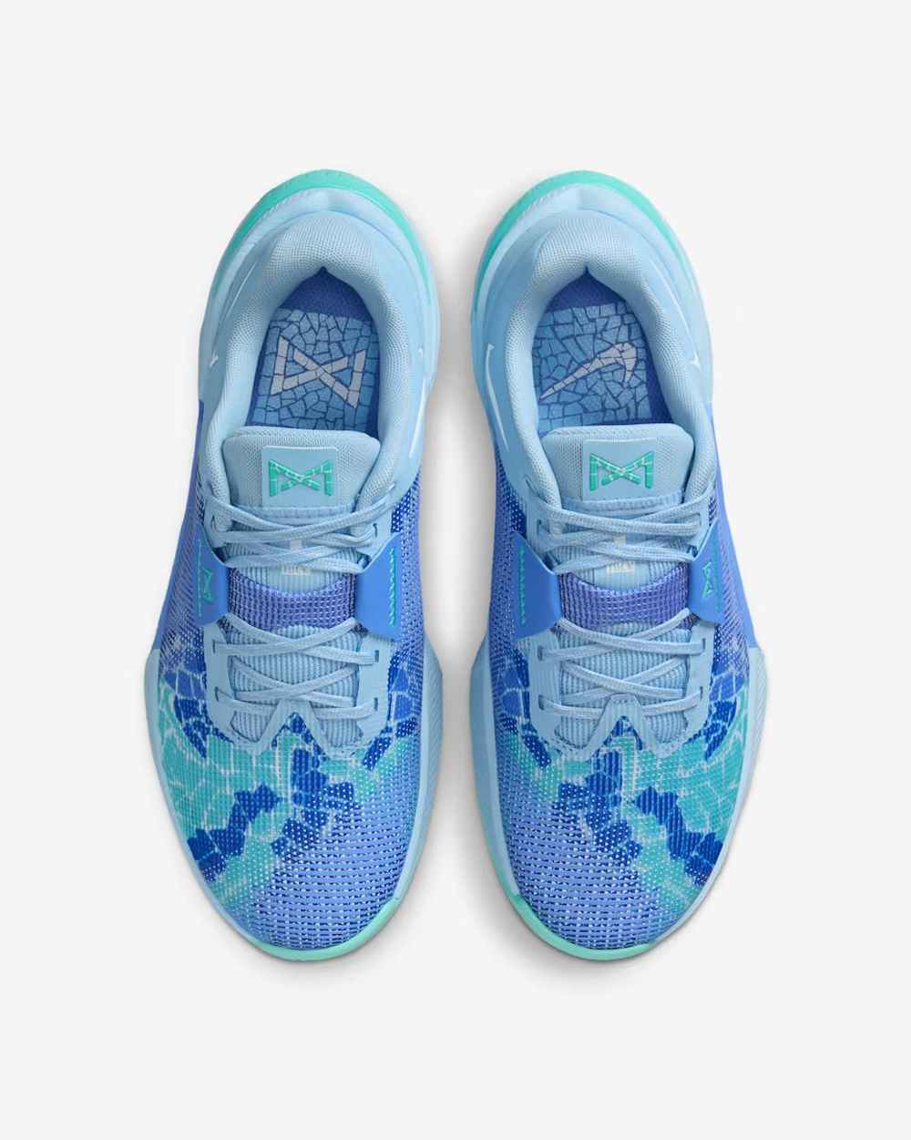 Кроссовки женские Nike Metcon 10 (Бирюзово-Голубые)