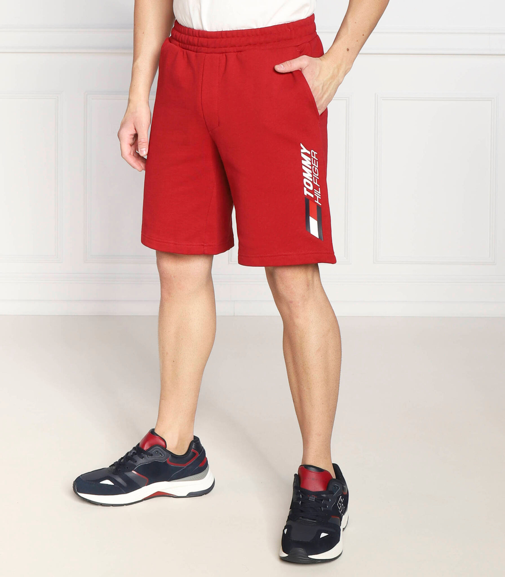 шорты essential terry Tommy Sport - красный(MW0MW28999)