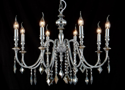 Люстра Crystal Lux MERCEDES SP8 CHROME/SMOKE