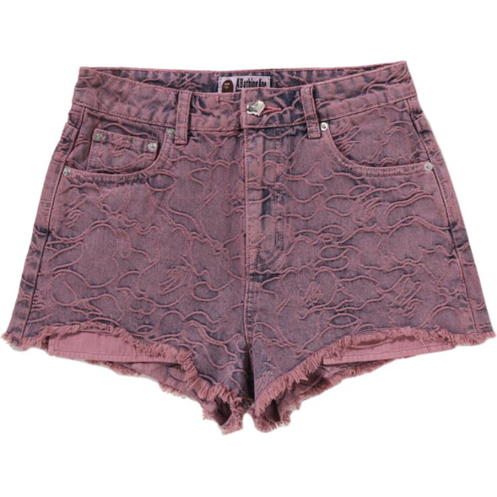 A Bathing Ape Bathing Ape Denim Шорты Cotton розовый