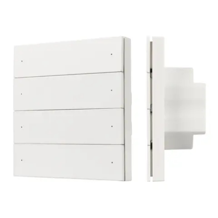 INTELLIGENT ARLIGHT Кнопочная панель SMART-DMX512-801-22-8G-8SC-DIM-IN White (230V, 2.4G) (IARL, IP20 Пластик, 5 лет) 037334