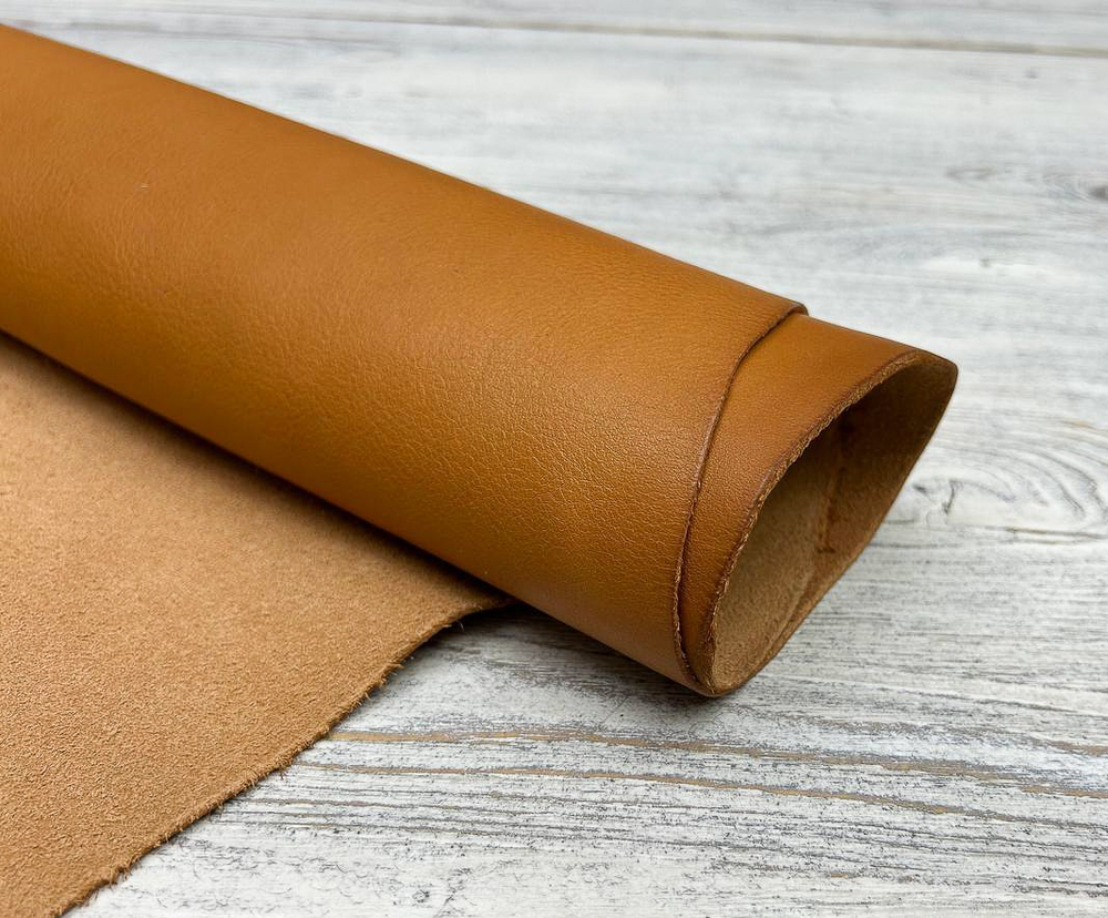 Натуральная кожа для галантереи из Италии Etrusco Grain Honey (1,5-1,7 мм)
